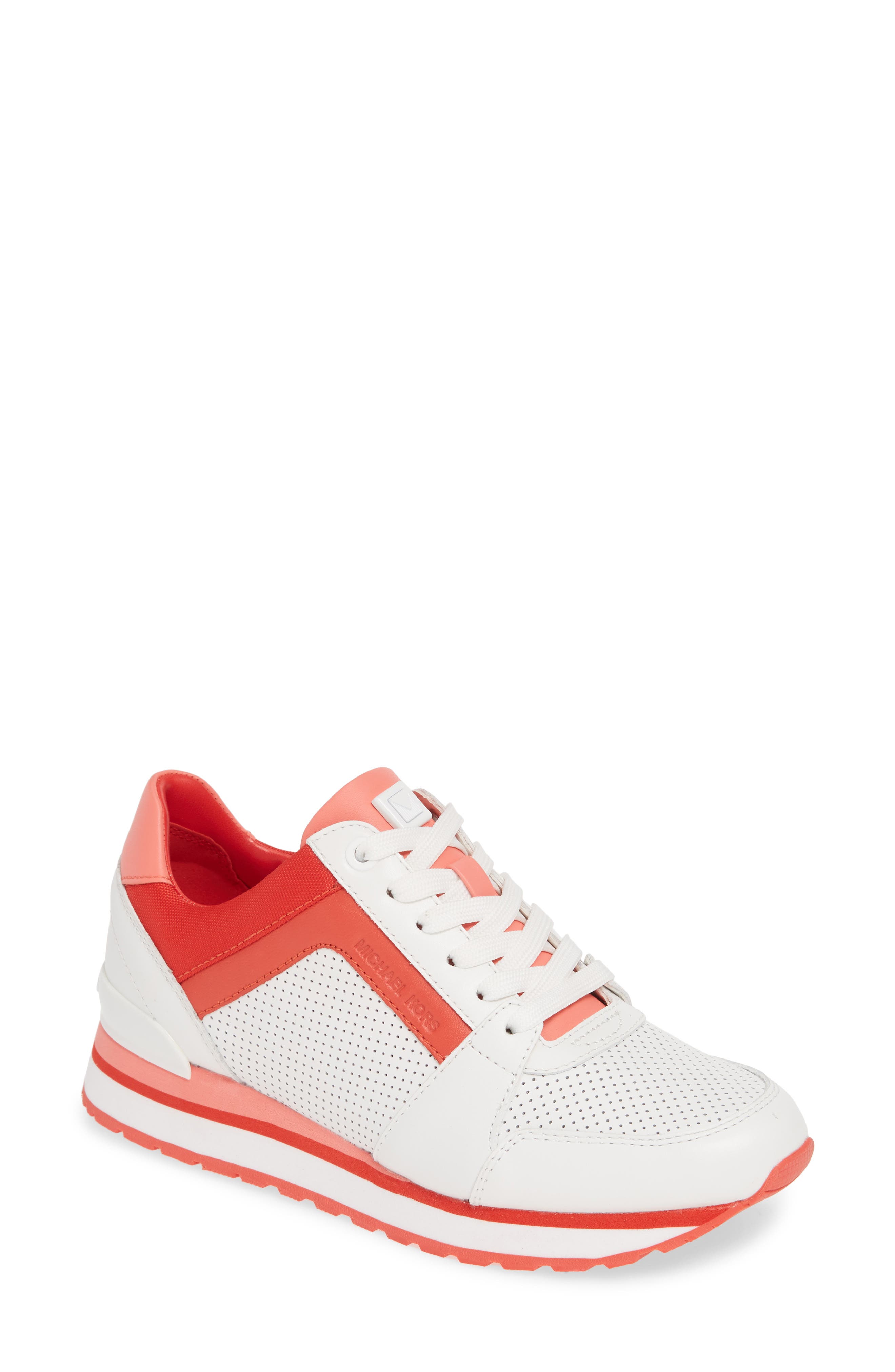 Michael Michael Kors Billie Perforated Sneaker, White