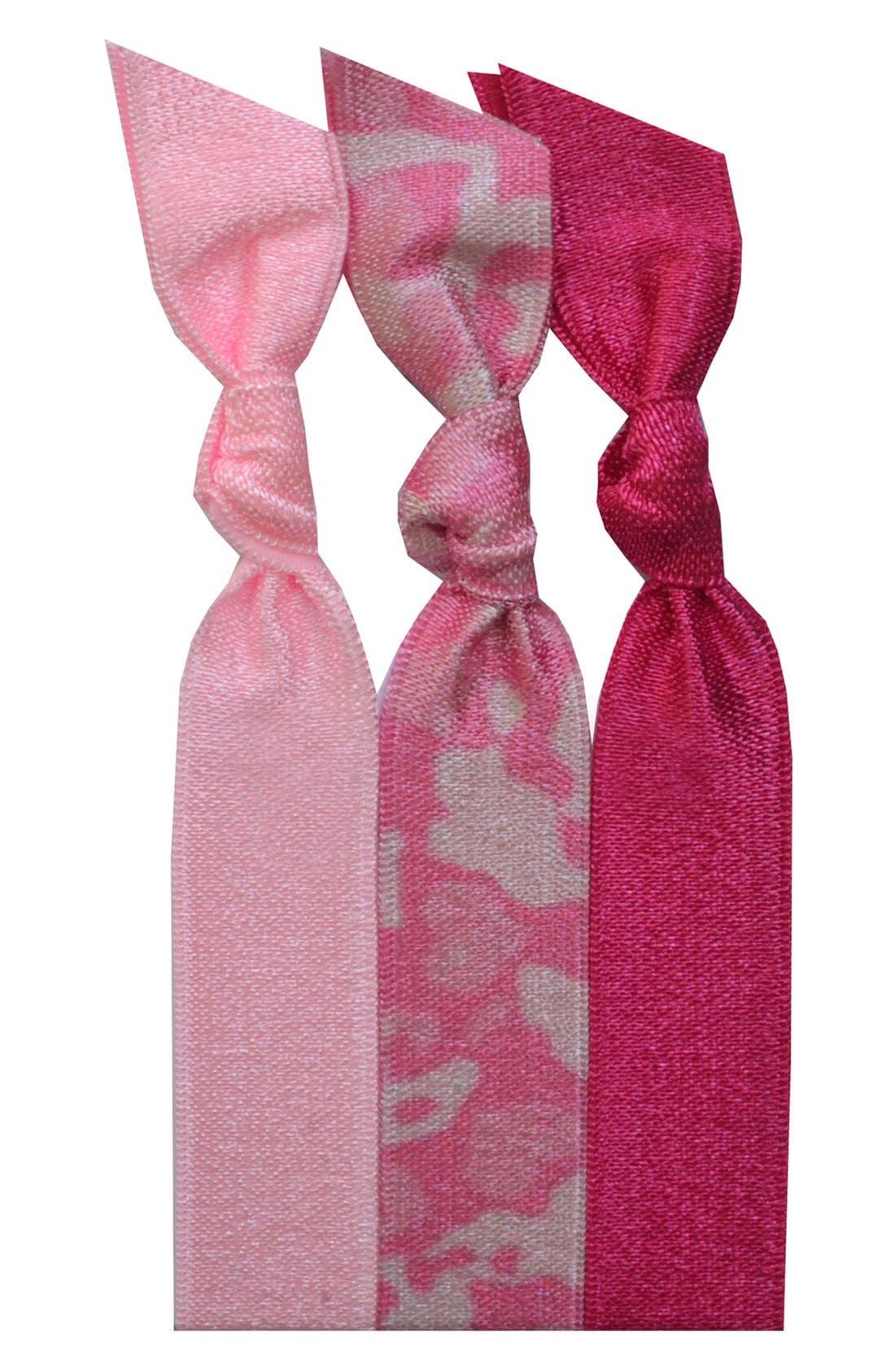 Emi Jay Pink Camo Hair Ties 3 Pack Nordstrom