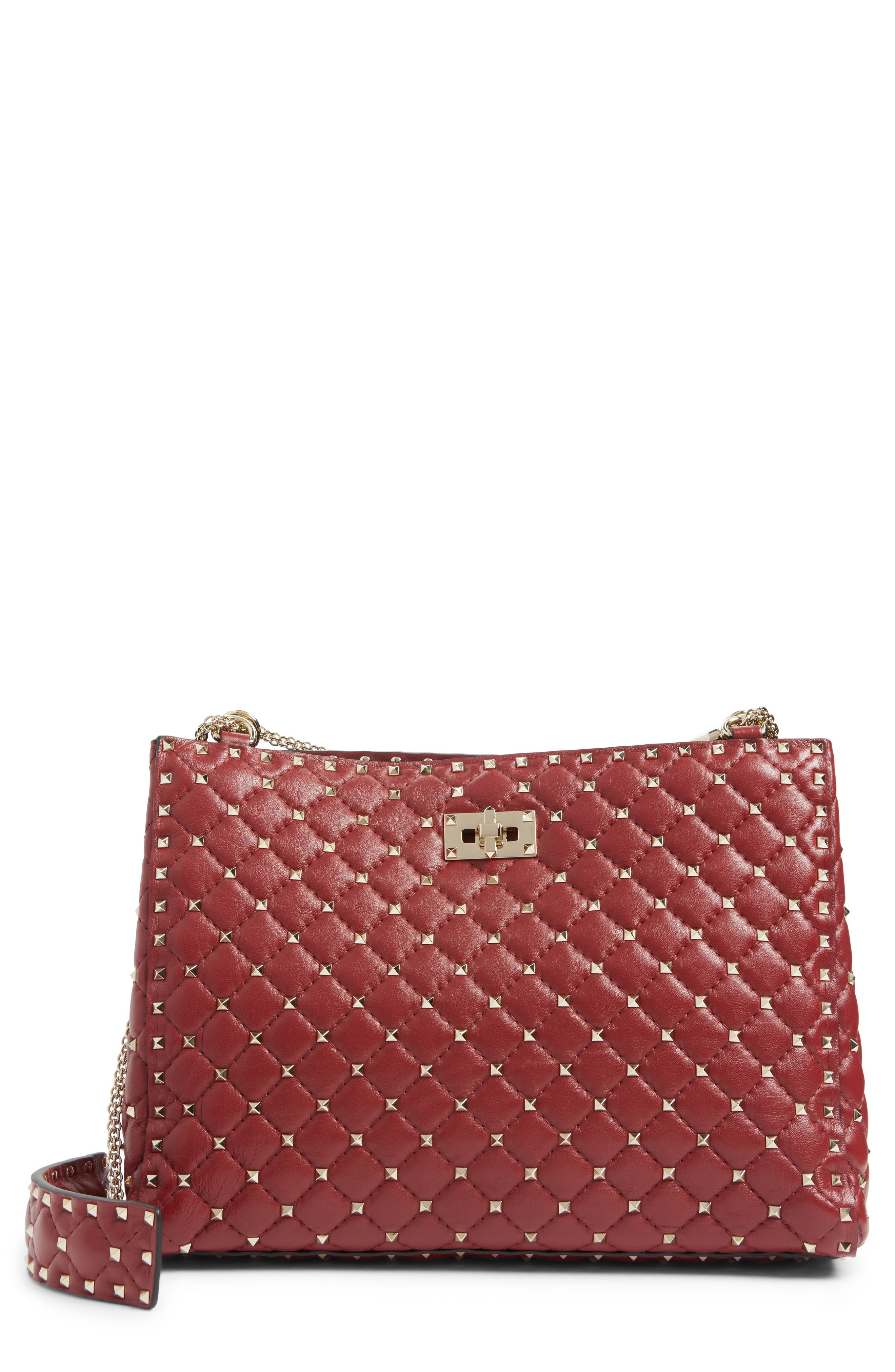 valentino garavani rockstud spike shoulder bag