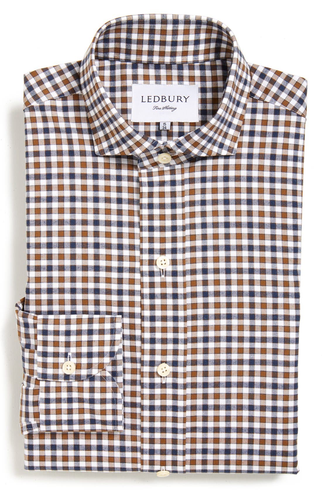 Ledbury 'Grove' Slim Fit Gingham Dress Shirt Nordstrom