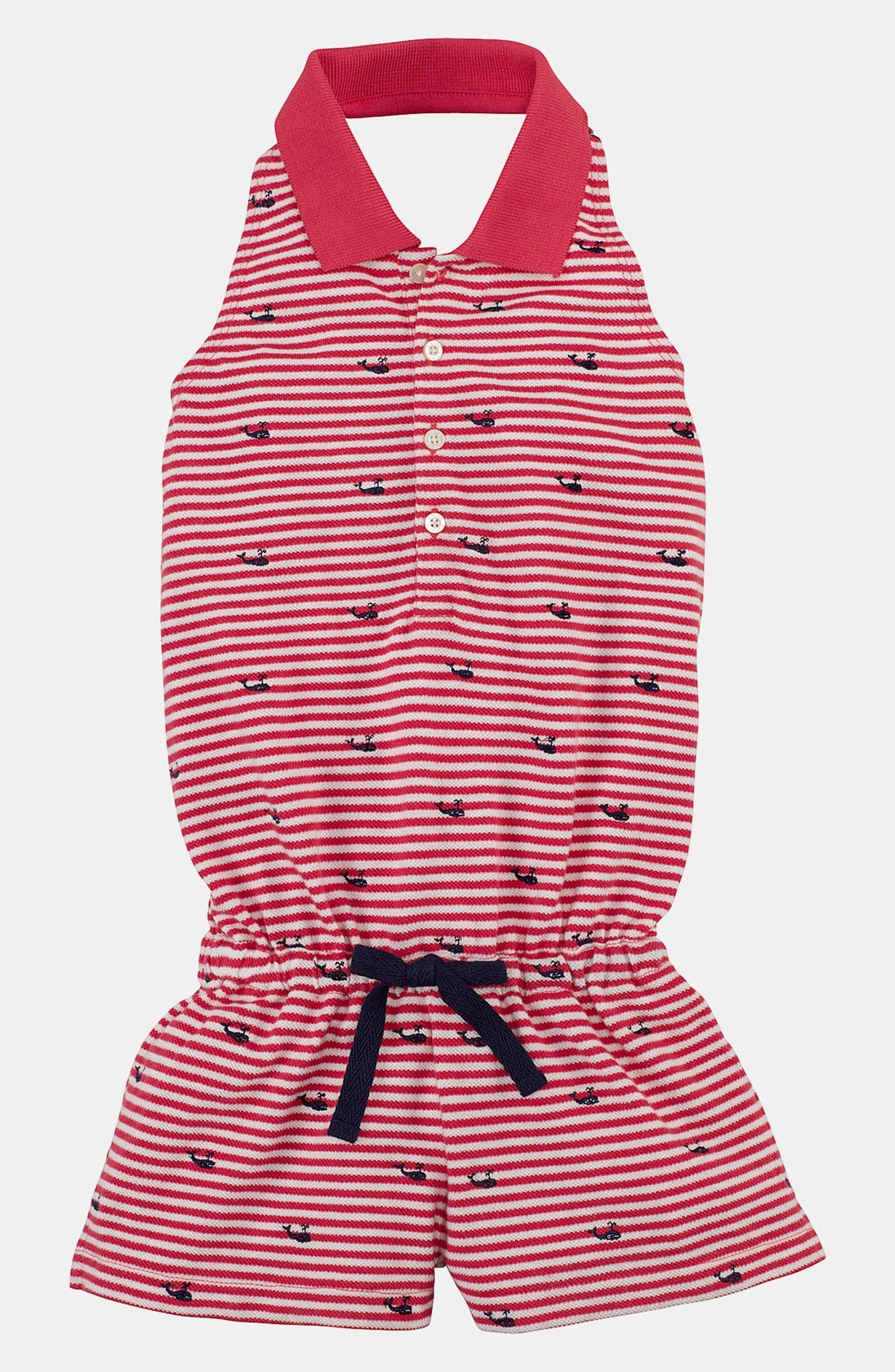 Ralph Lauren Polo Romper (Toddler Girls) Nordstrom
