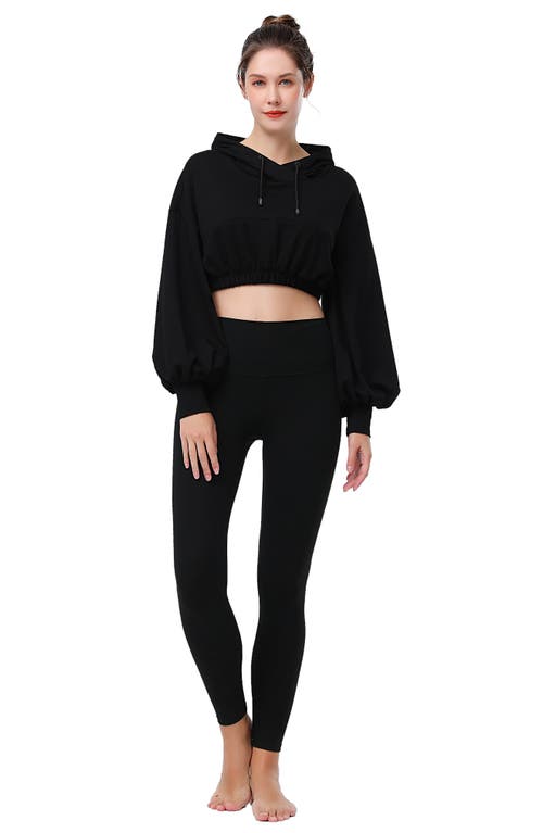 Kimi And Kai Aroa Active Maternity/nursing Hoodie In Black/gray