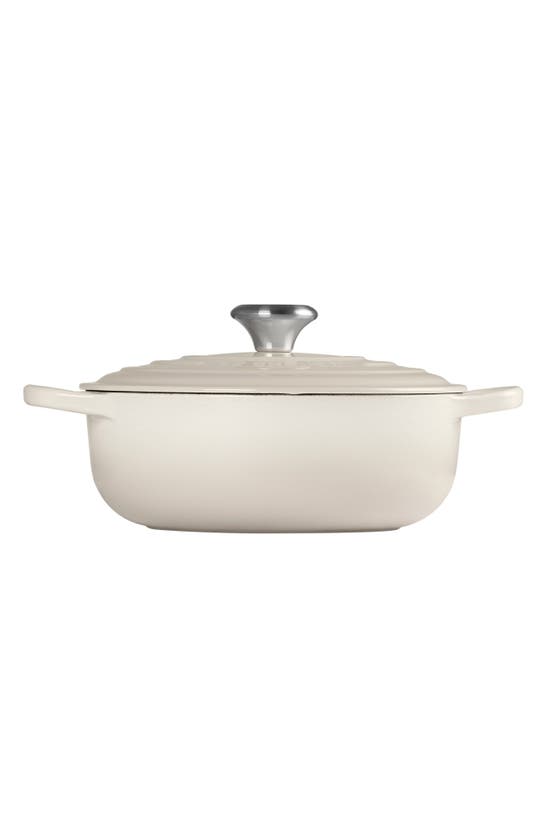 Le Creuset Signature 3.5-quart Sauteuse Oven In Meringue