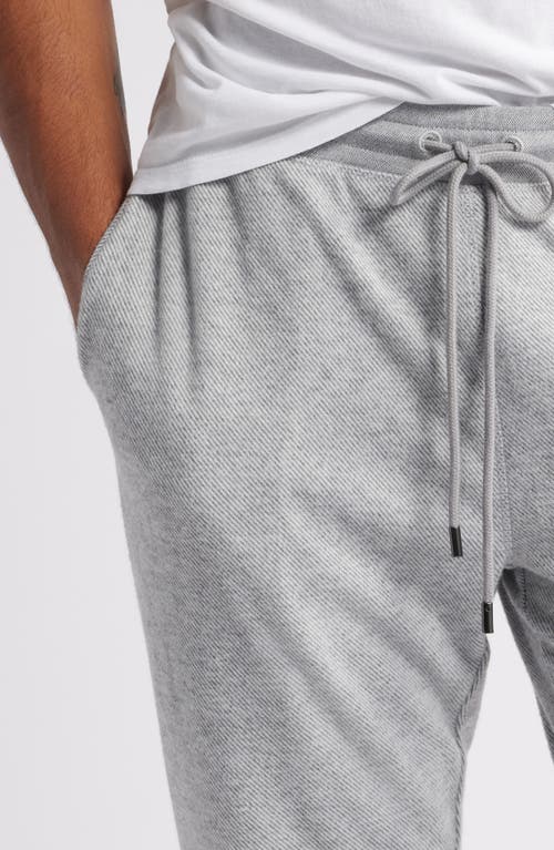 Shop Daniel Buchler Brushed Twill Pajama Joggers In Grey