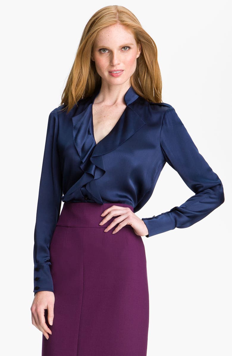 Magaschoni Silk Charmeuse Blouse | Nordstrom