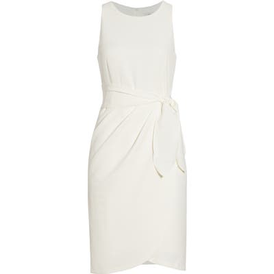 Julia Jordan Sleeveless Sheath Dress, Ivory