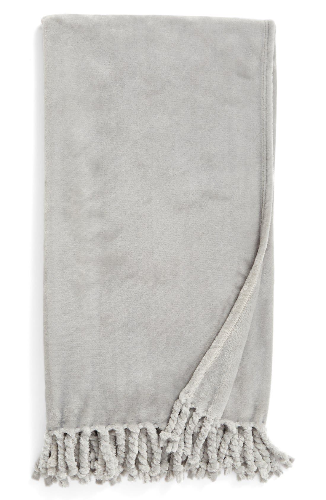 NORDSTROM AT HOME,
                            Kennebunk Bliss Plush Throw,
                            Main thumbnail 401, color,
                            020