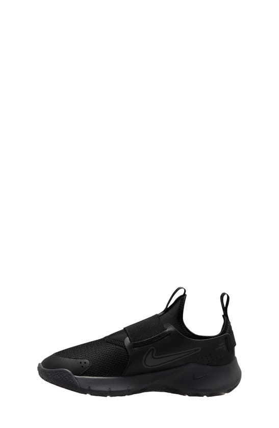 Nike Flex Runner 3 Slip-on Shoe In Black/ Anthracite/ Black
