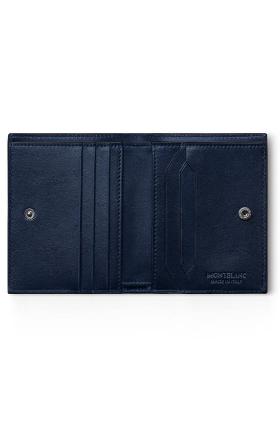 Montblanc Extreme 3.0 Compact Wallet 6cc In Ink Blue
