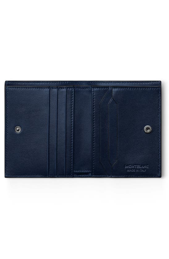 Shop Montblanc Extreme 3.0 Leather Wallet In Ink Blue