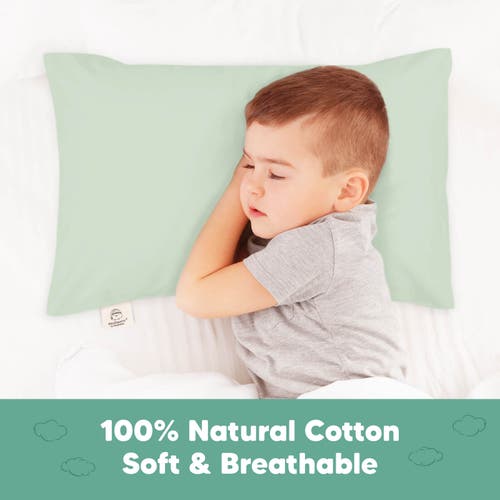 Keababies Printed Toddler Pillowcase 13x18" In Sage