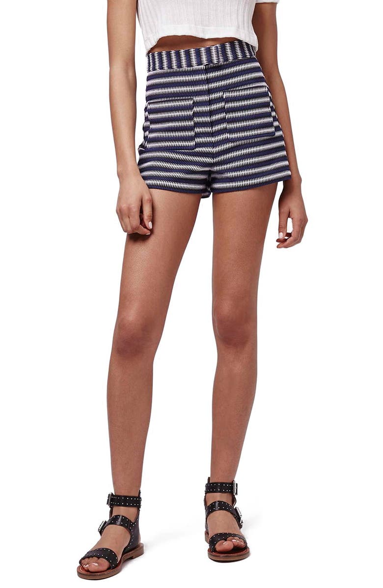 Topshop Zigzag Stripe Shorts | Nordstrom