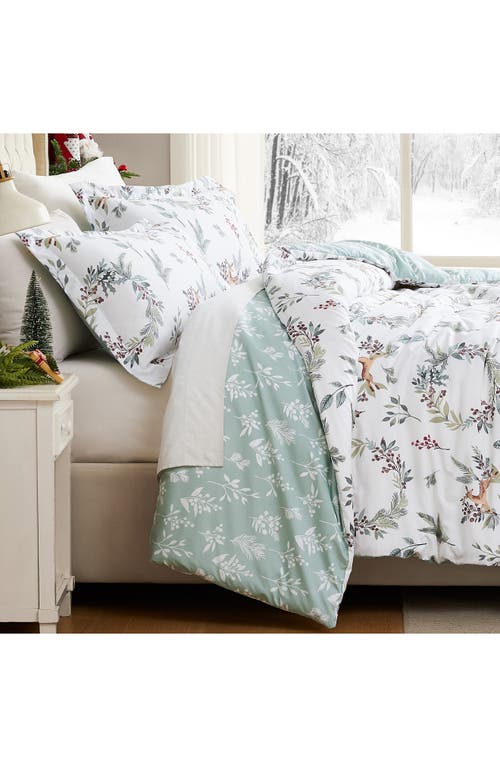 Southshore Fine Linens Happy Holiday's Oversize Holiday Duvet Set In Happy Holidays