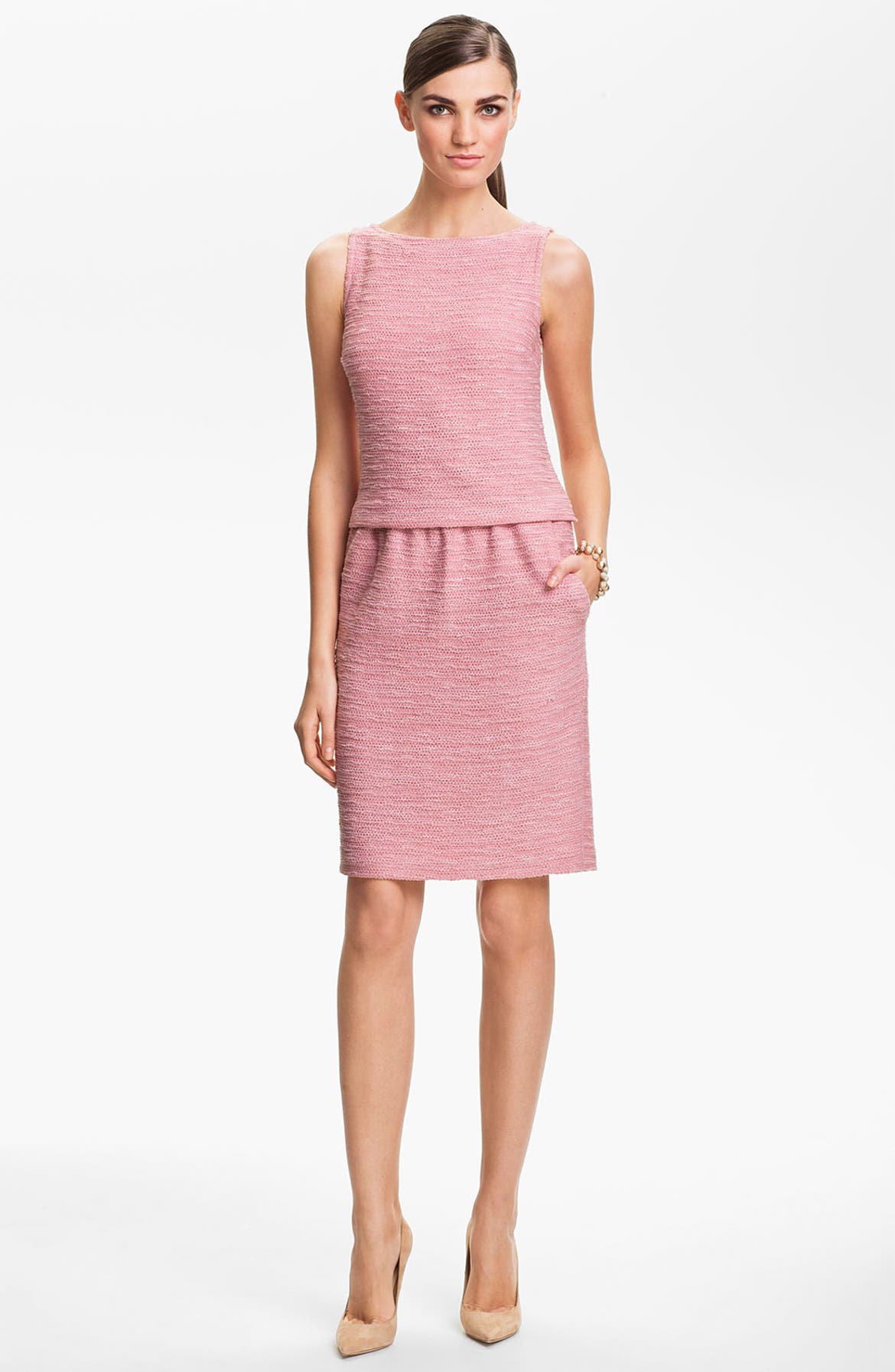 St. John Collection 'New Shantung' Knit Dress Nordstrom