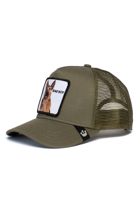 Goorin Bros The Bad Boy Trucker Hat Olive