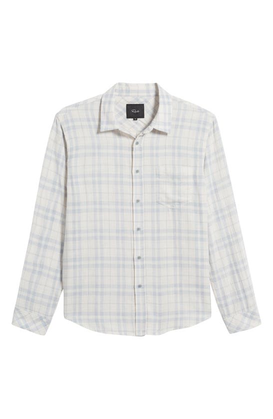 Shop Rails Wyatt Plaid Cotton Button-up Shirt In Slate Petal