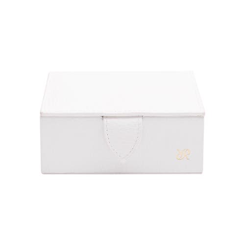 Rapport London Tuxedo Trinket Box In White