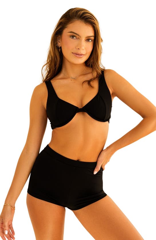 Dippin Daisys Faye Bikini Top In Black