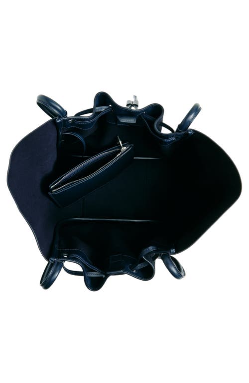 Proenza Schouler Large Ruched Tote Bag In Deep Navy