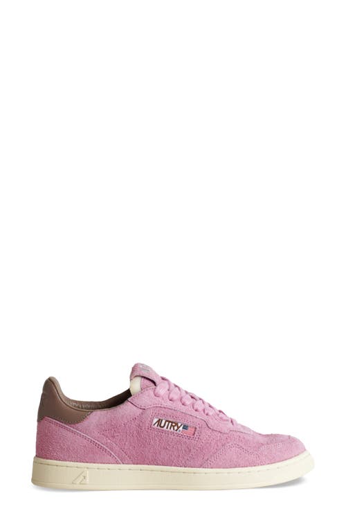 Shop Autry Medalist Low Sneaker In Pink/slate