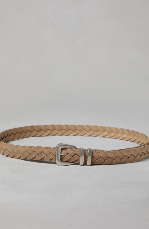 Shop Brunello Cucinelli Calfskin Belt In Hazelnut