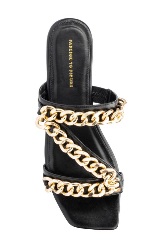 Fashion To Figure Maeve Slide Sandal In Black