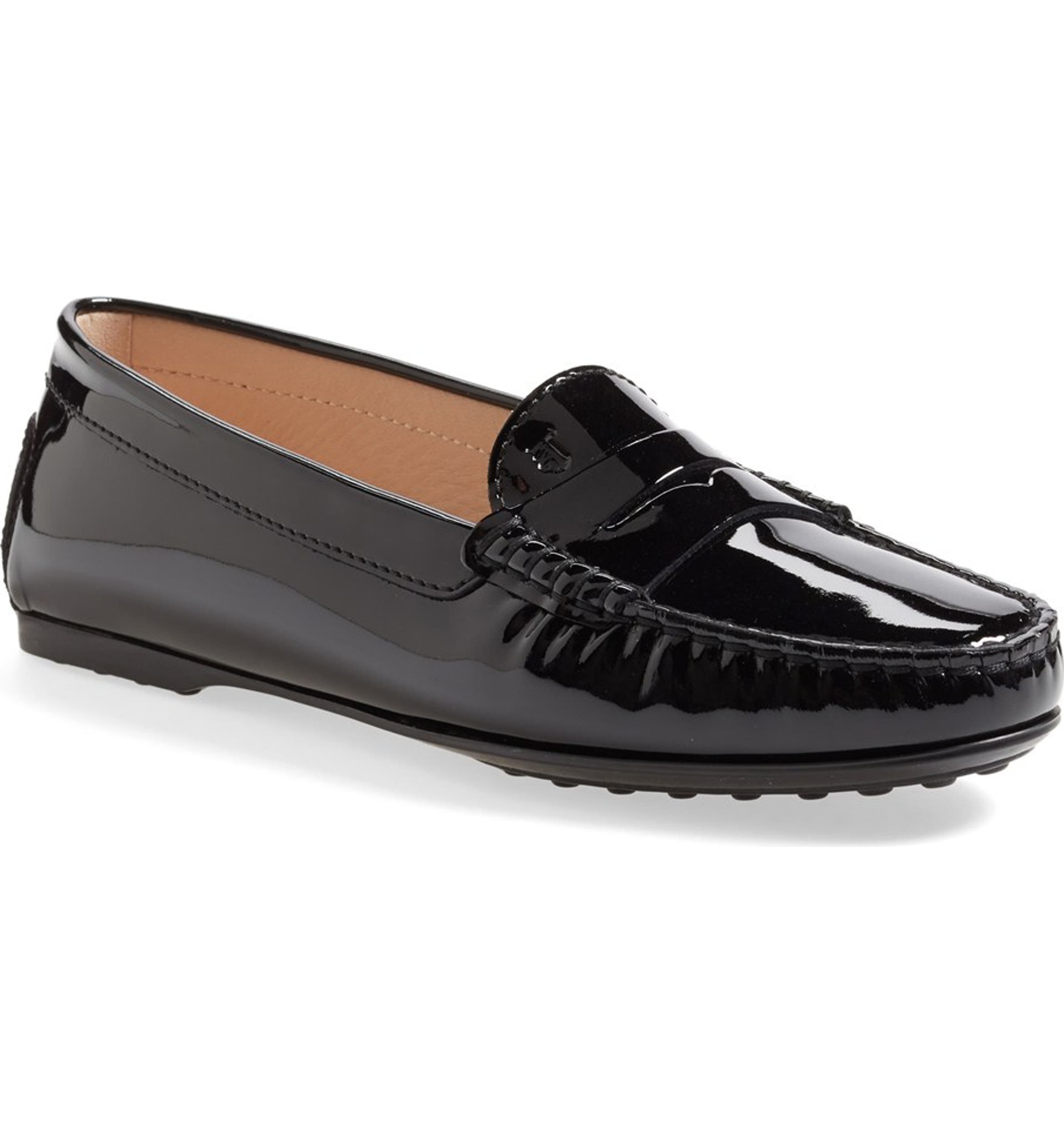 Tod's Patent Leather Penny Loafer (Women) | Nordstrom