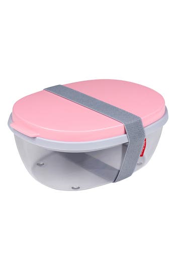 Mepal Rosti Ellipse Duo-salad Bento Box In Nordic Pink