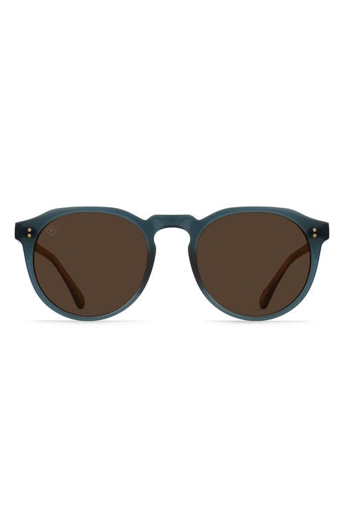 Raen Remmy 49mm Polarized Round Sunglasses In Brown