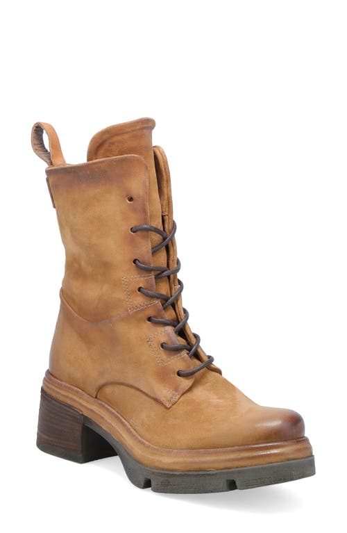 A. S.98 Elvin Lug Sole Bootie in Site Whiskey