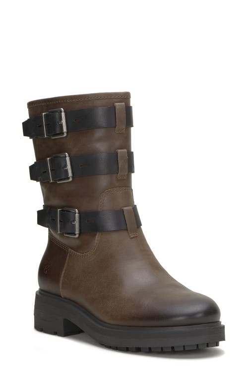 Lucky Brand Cheviss Bootie In Dark Dune/bl Belgum