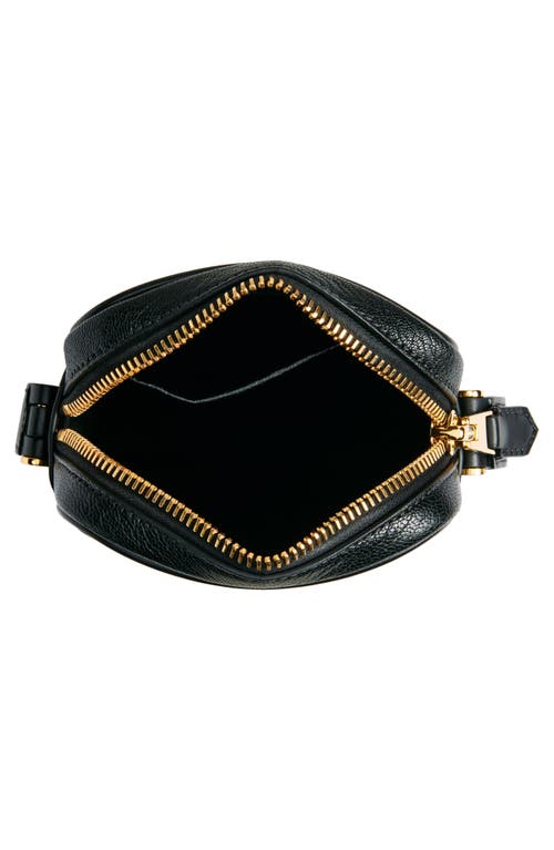 Tom Ford Small Goatskin Messenger Bag In 1n001 Black