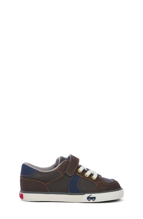 Shop See Kai Run Connor Sneaker In Brown Leather