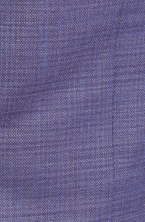 Shop Jack Victor Morton Soft Constructed Stretch Wool Sport Coat In Berry