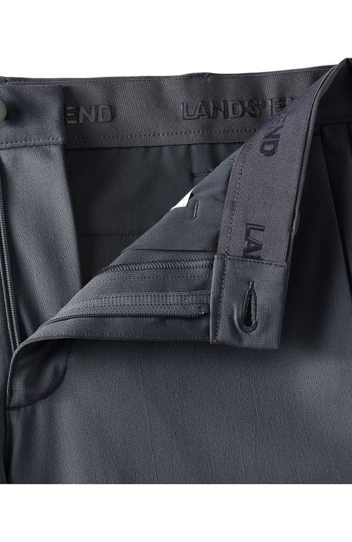 Shop Lands' End Traditional Fit Flex Performance Golf Pants In Charcoal