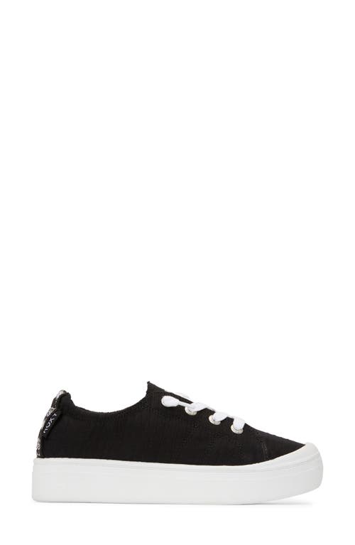 Shop Roxy Bayshore Platform Sneaker In Black