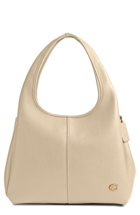Lana Polished Pebble Leather Shoulder Bag