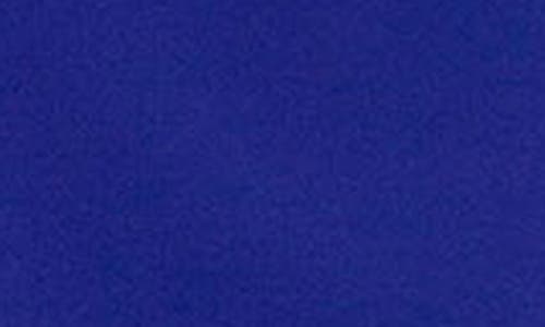 Xscape Evenings Ruched Off The Shoulder Crepe Gown In Marine
