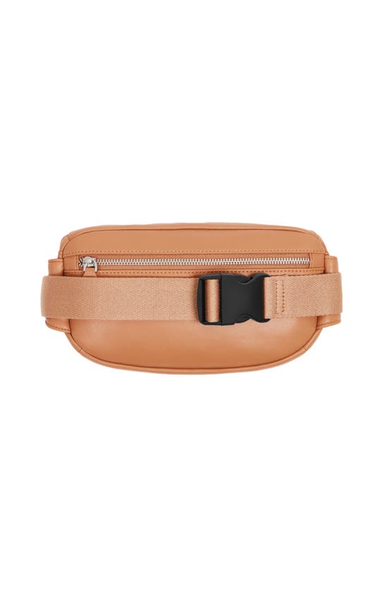 Monos Metro Faux Leather Belt Bag In Saddle Tan | ModeSens