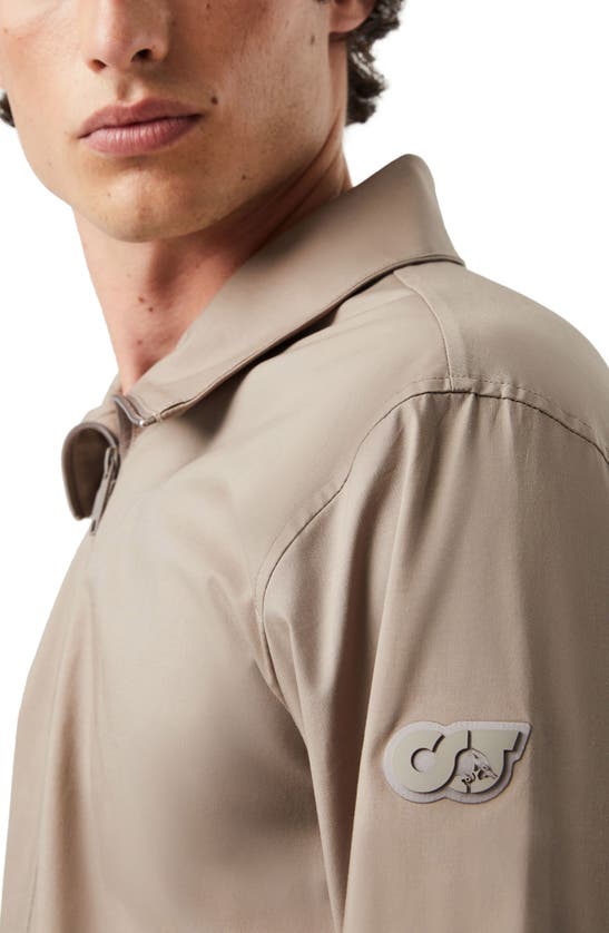 Shop Alphatauri Wlan Taurobran® Water Resistant Jacket In Mud