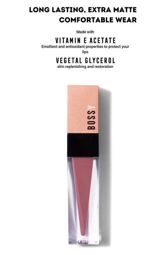 Bossy Cosmetics Power Women Essentials Liquid Lipstick In Classy