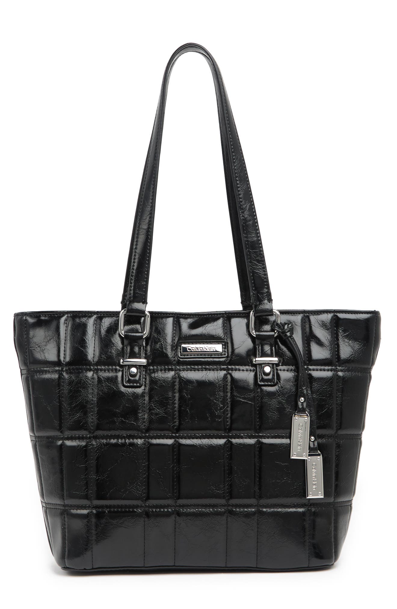 calvin klein quilted tote