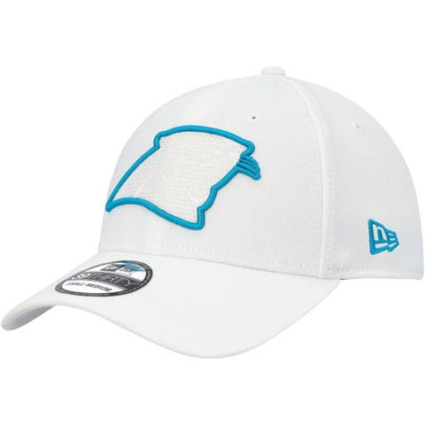 Men's New Era White Carolina Panthers Omaha 59FIFTY Fitted Hat