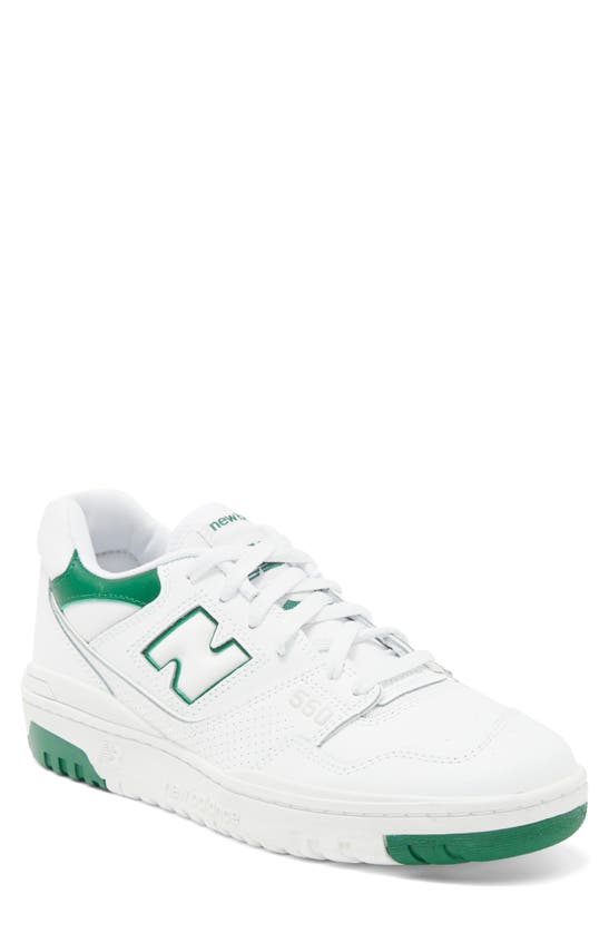 New Balance 550 Basketball Sneaker In White/ Classic Pine