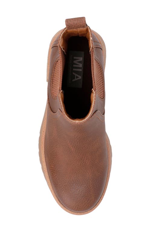 Mia Irie Platform Chelsea Boot In Luggage