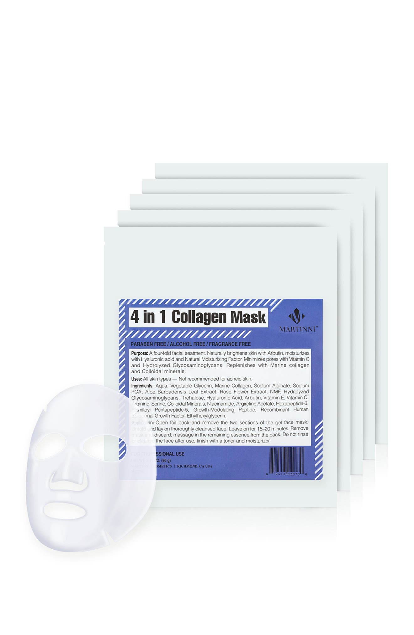 Martinni Masks 4-in-1 Collagen Face Mask