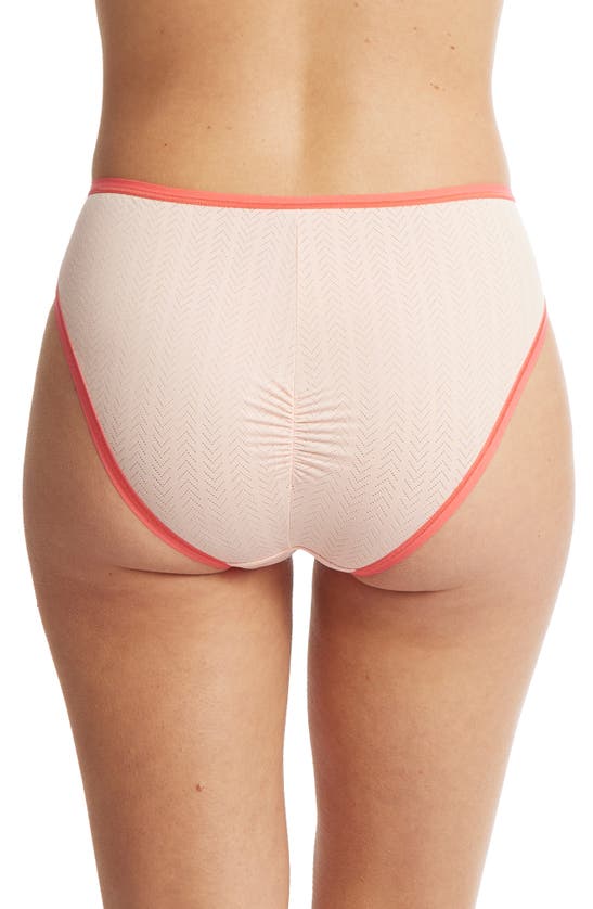 Shop Hanky Panky Movecalm Ruched Back Briefs In Summerplum/morning Glory