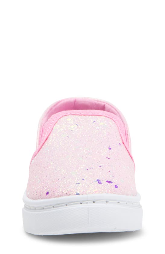 Shop Laura Ashley Kids' Glitter Sneaker In Pink Glitter