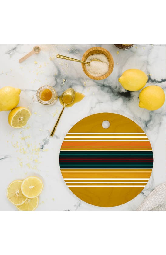 Deny Designs Levar Cutting Board In Yellow