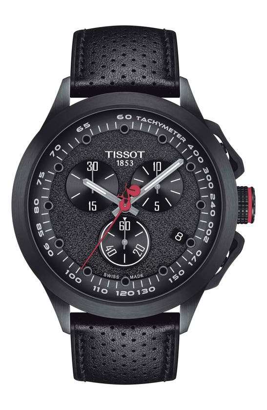 Tissot T Race Cycling 2022 Giro D Italia Special Edition Chronograph Watch 45mm In Black Modesens
